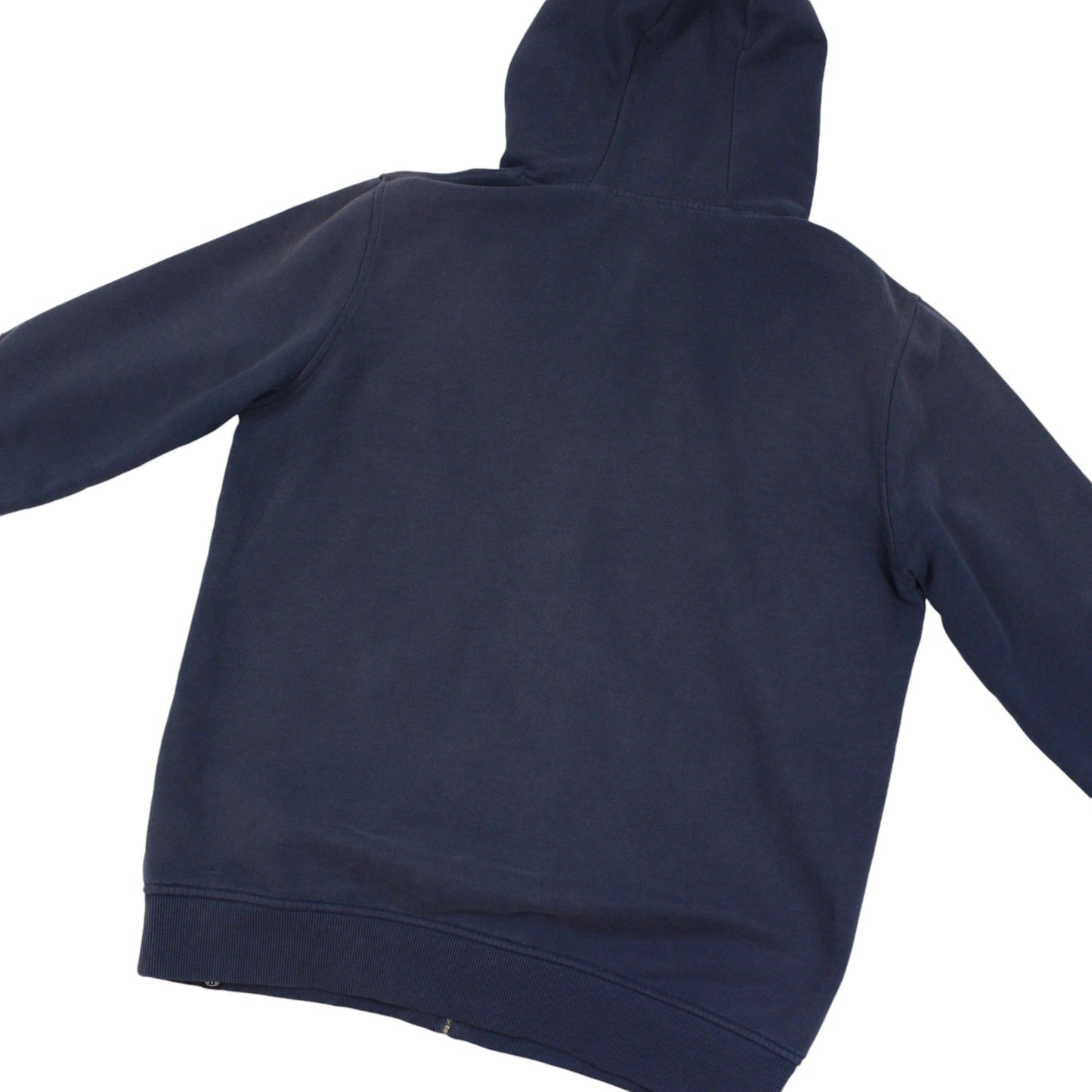 Animal Navy Embroidered Full Zip Hoodie (L)