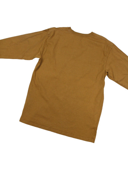 Carhartt WIP Brown Embroidered T-Shirt (S)