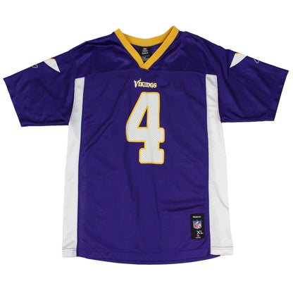 Minnesota Vikings NFL Purple #4 Favre Jersey (S)