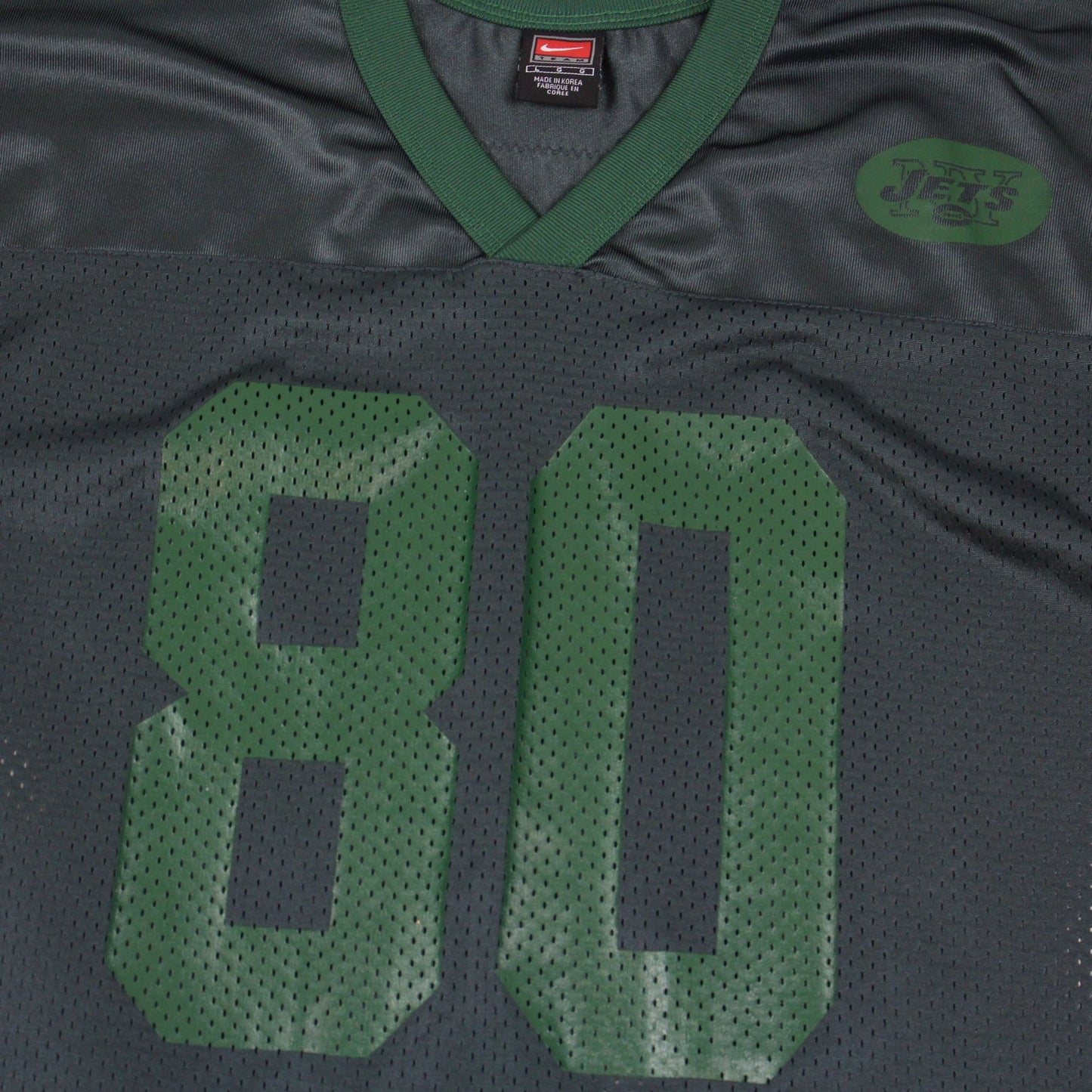 00s New York Jets Nike Green #80 Chrebet Jersey (XL)