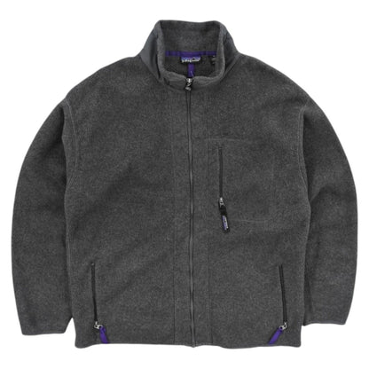 90s Patagonia Grey Full Zip Fleece Jacket (L)