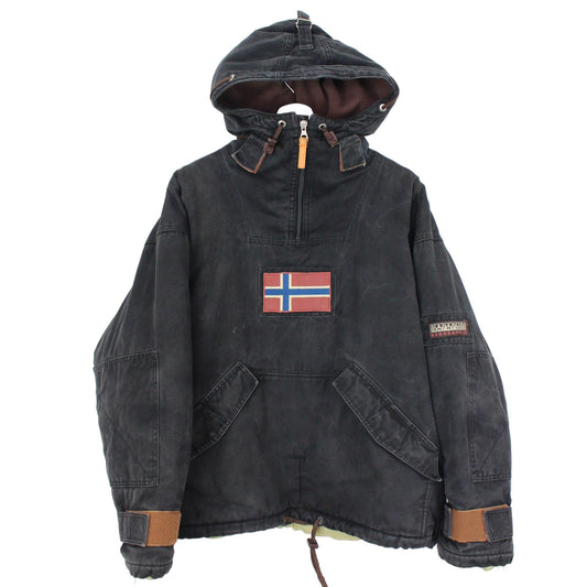 00s Napapijri Black Pullover Padded Jacket (M)