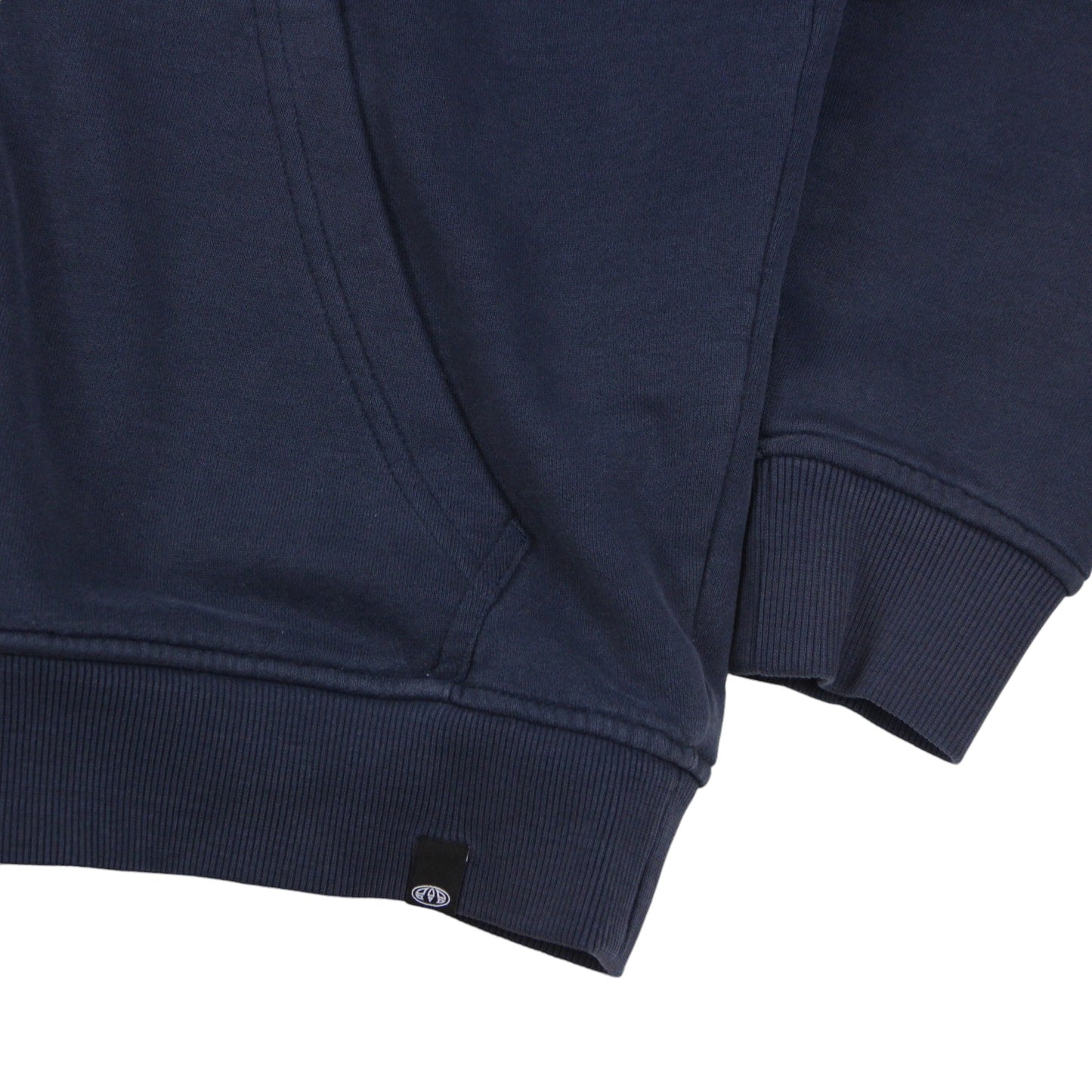 Animal Navy Embroidered Full Zip Hoodie (L)