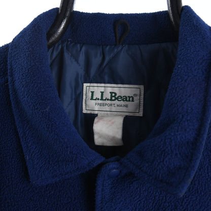 80s LL Bean Navy/Grey Fleece Jacket (XXL)