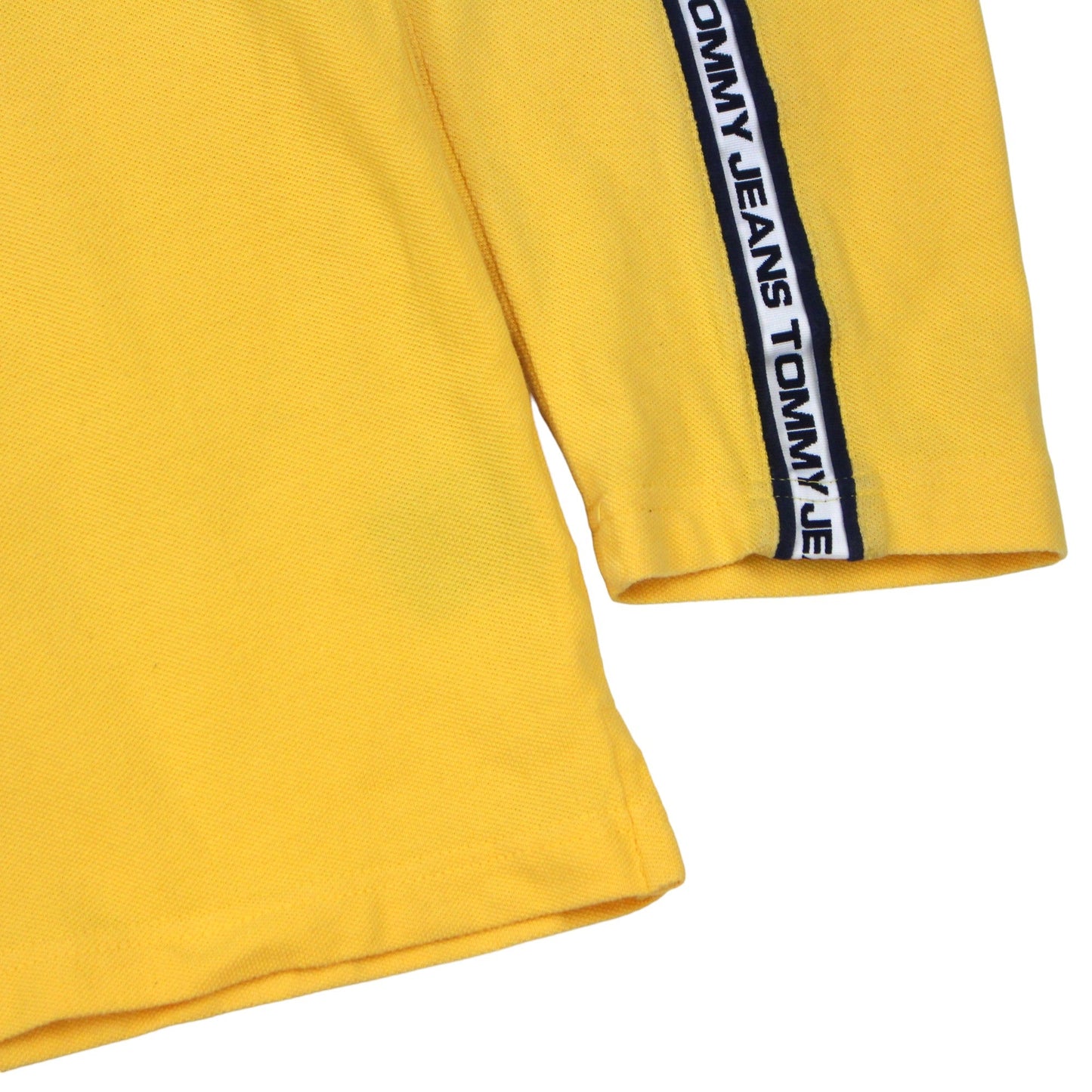 90s Tommy Hilfiger Yellow T-Shirt (XL)