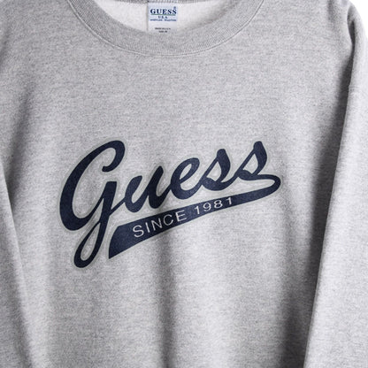 90s Guess Jeans Grey Sweatshirt (S)