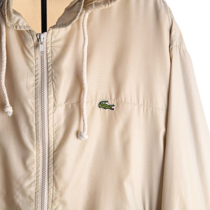 80s Lacoste Izod Cream Light Jacket (L)