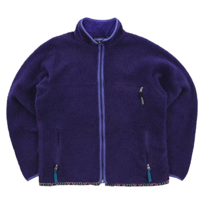 Patagonia Purple Sherpa Fleece Jacket (L)