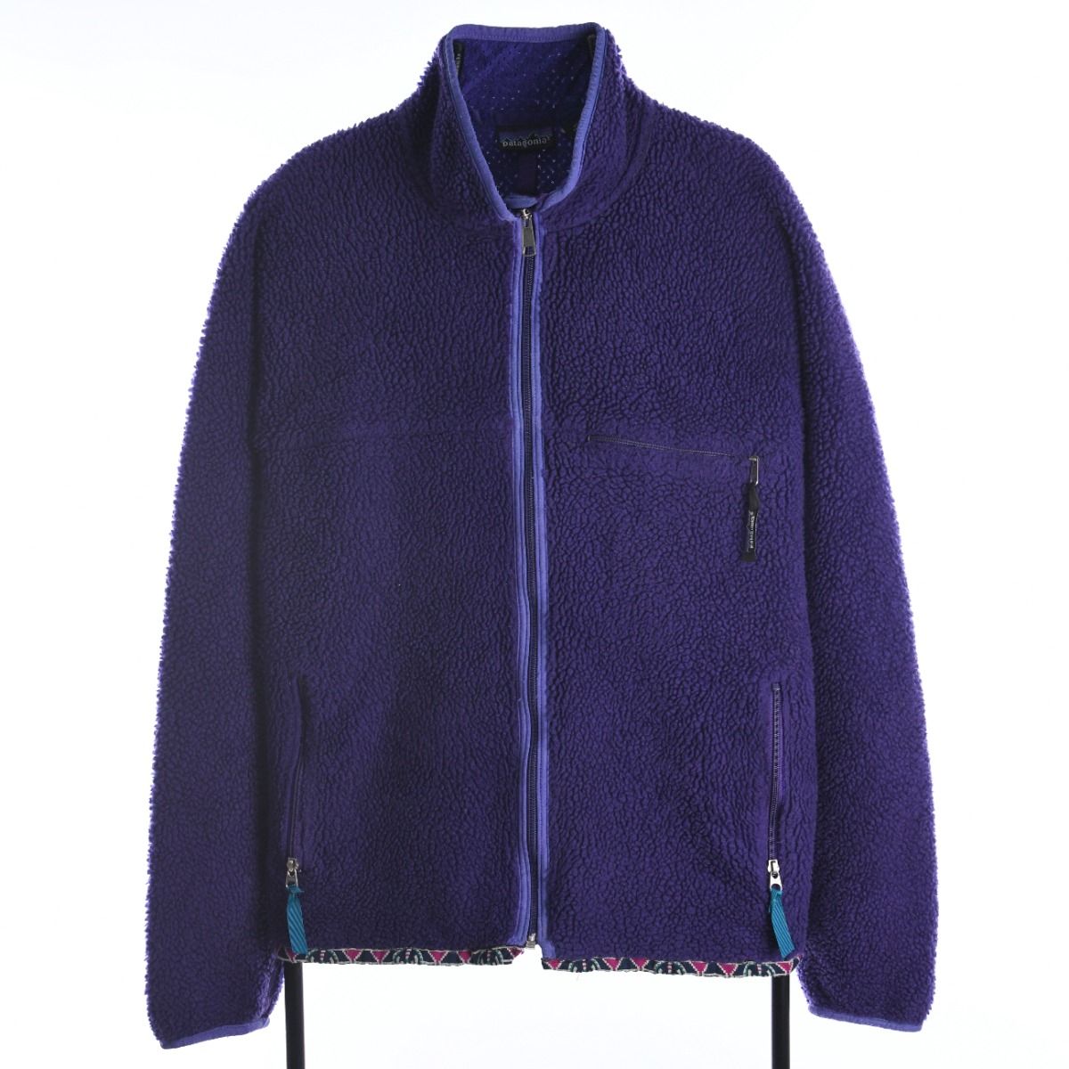 Patagonia Purple Sherpa Fleece Jacket (L)