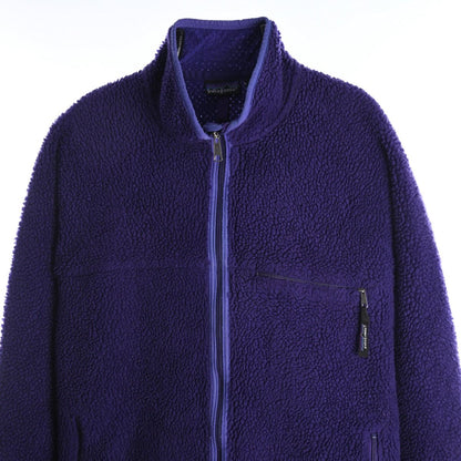 Patagonia Purple Sherpa Fleece Jacket (L)