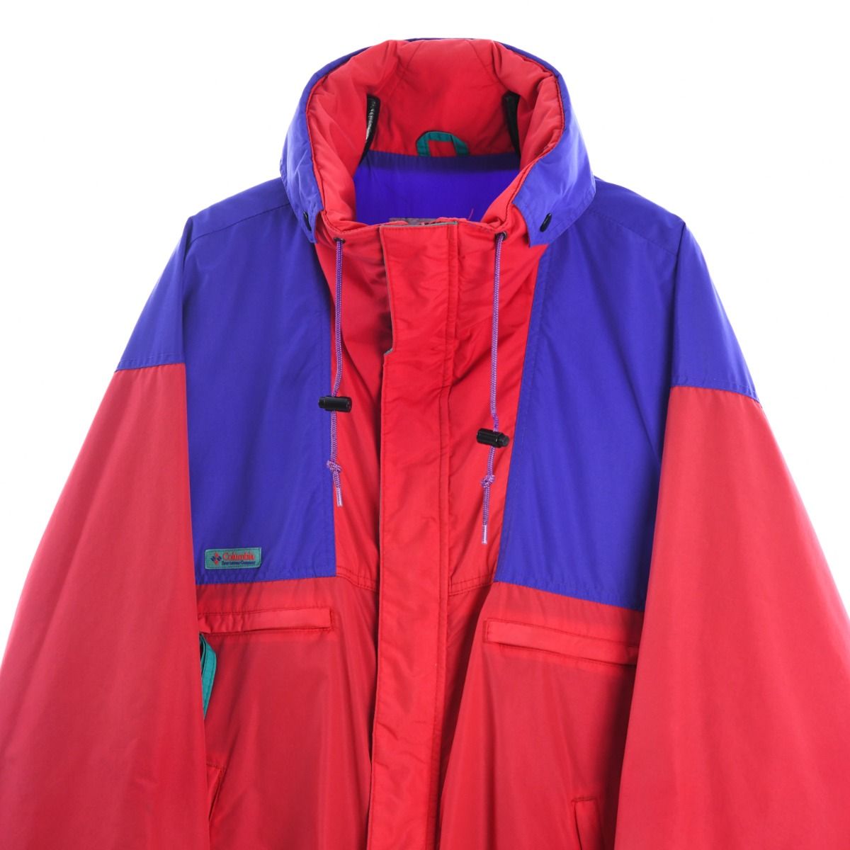 90s Columbia Thinsulate Pink/Black  Padded 2-In-1 Jacket (L)