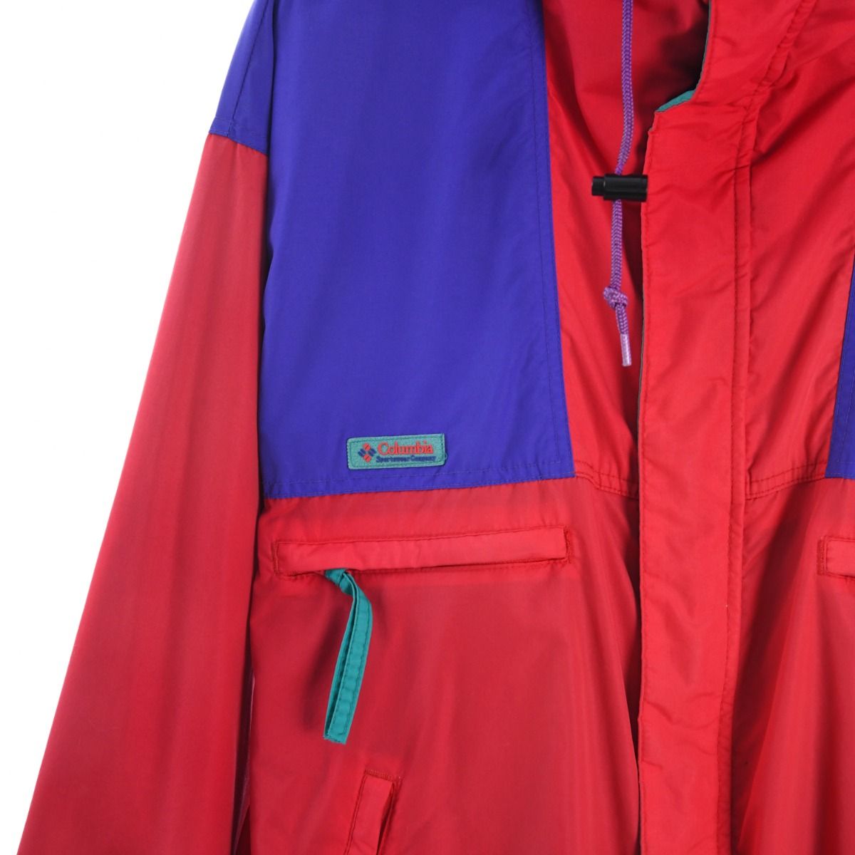 90s Columbia Thinsulate Pink/Black  Padded 2-In-1 Jacket (L)