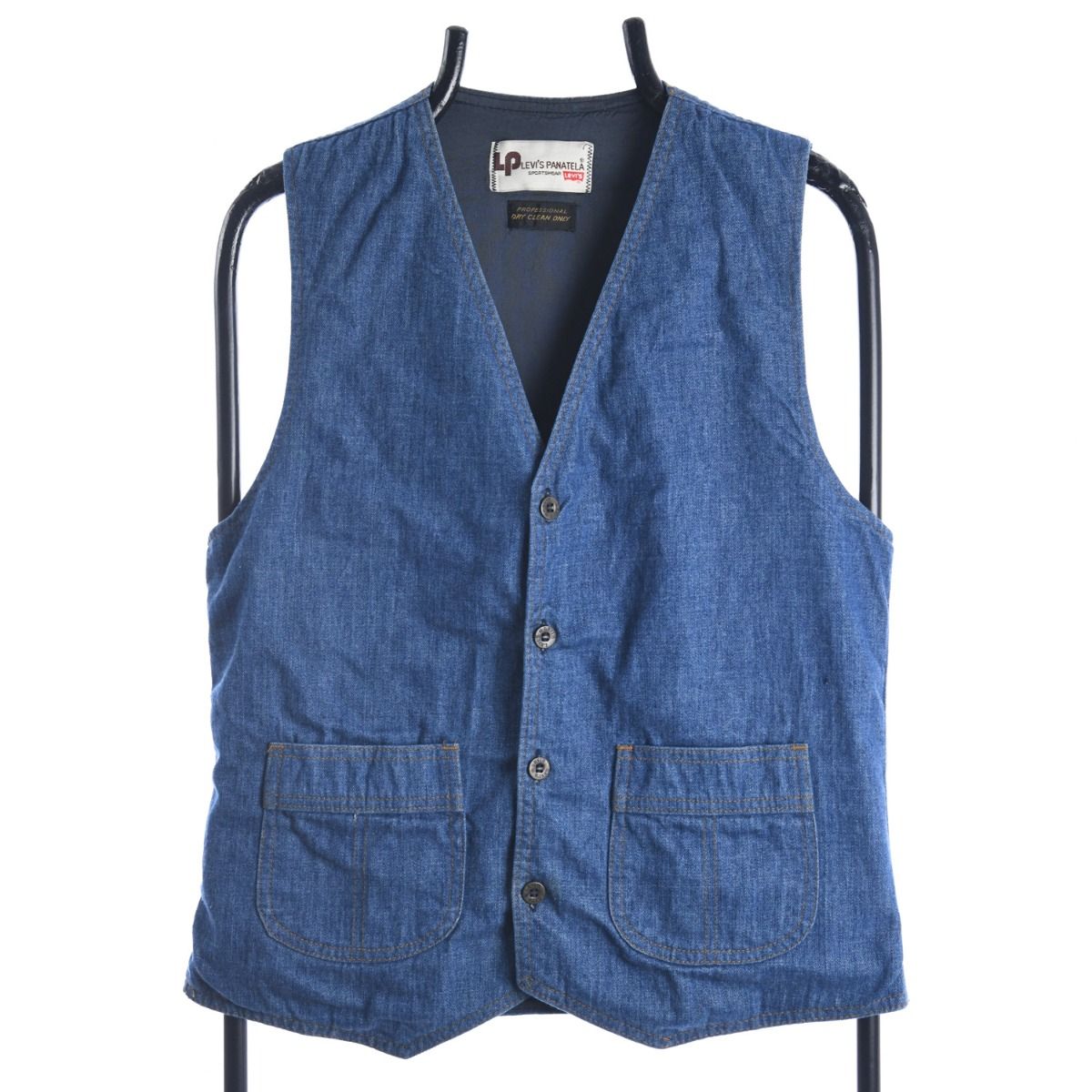 70s Levi's Blue Denim Vest (S)