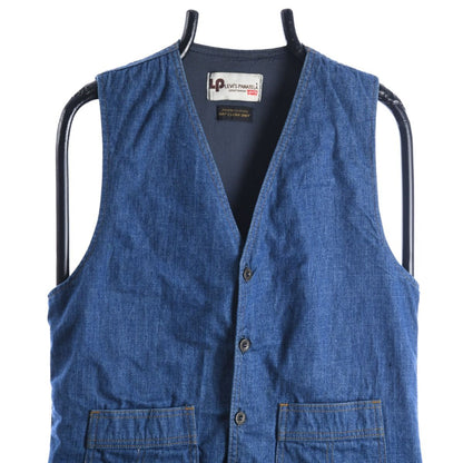 70s Levi's Blue Denim Vest (S)