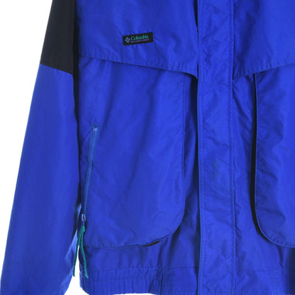 90s Columbia Blue Parachute Light Jacket (L)