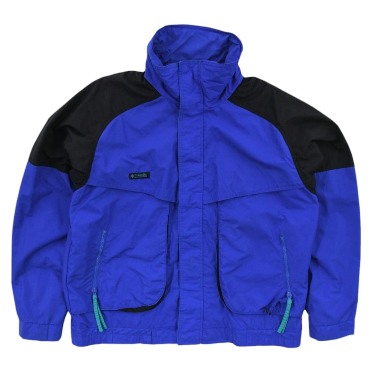 90s Columbia Blue Parachute Light Jacket (L)