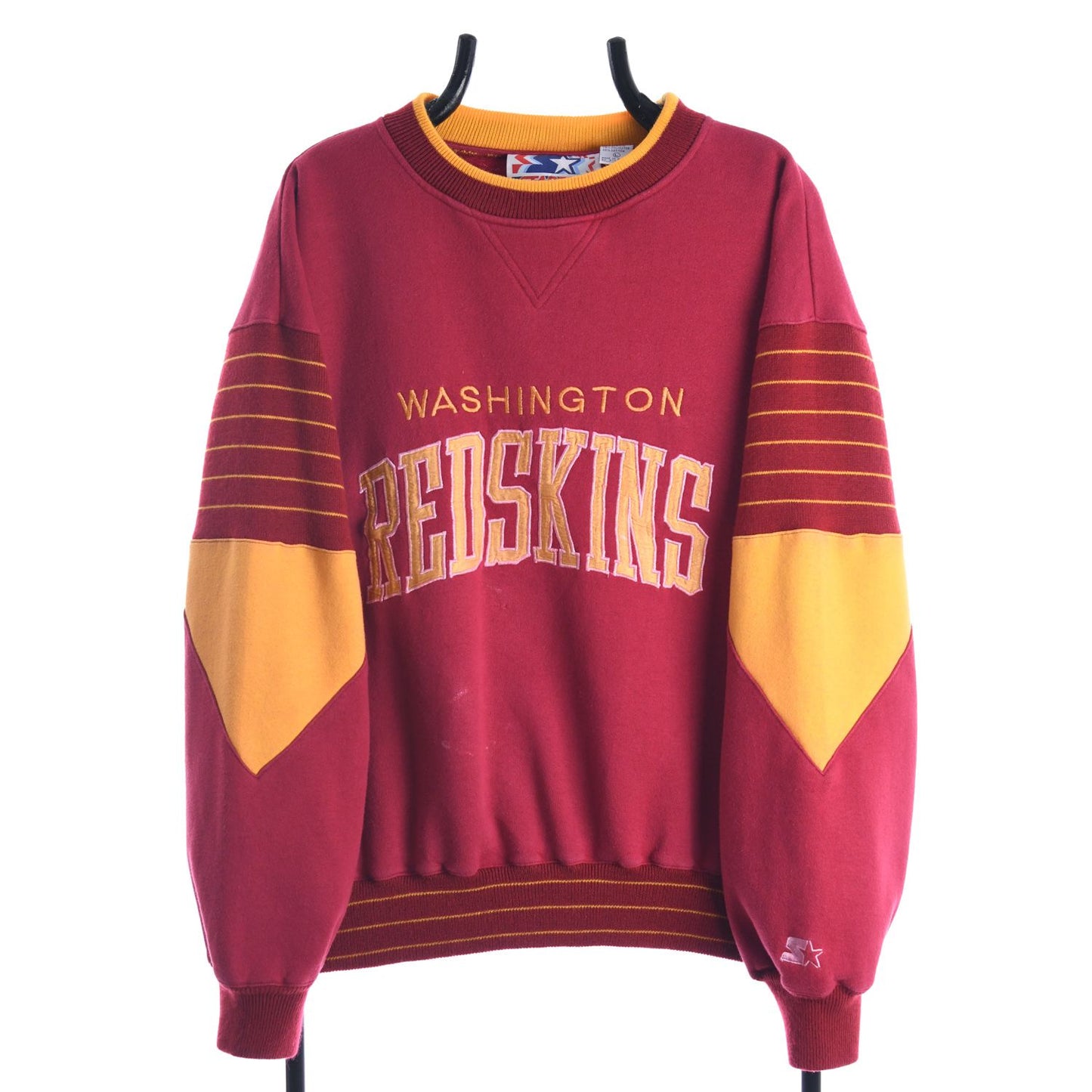 90s Washington Reskins Starter Red Embroidered Sweatshirt (S)