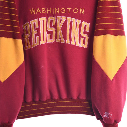 90s Washington Reskins Starter Red Embroidered Sweatshirt (S)