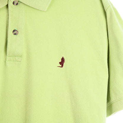 00s Marlboro Green Embroidered Polo Top (L)