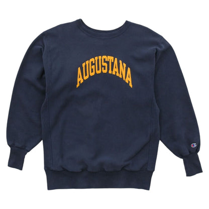 90s Champion Augustana Reverse Weave Navy Heavy Sweatshirt (XL)