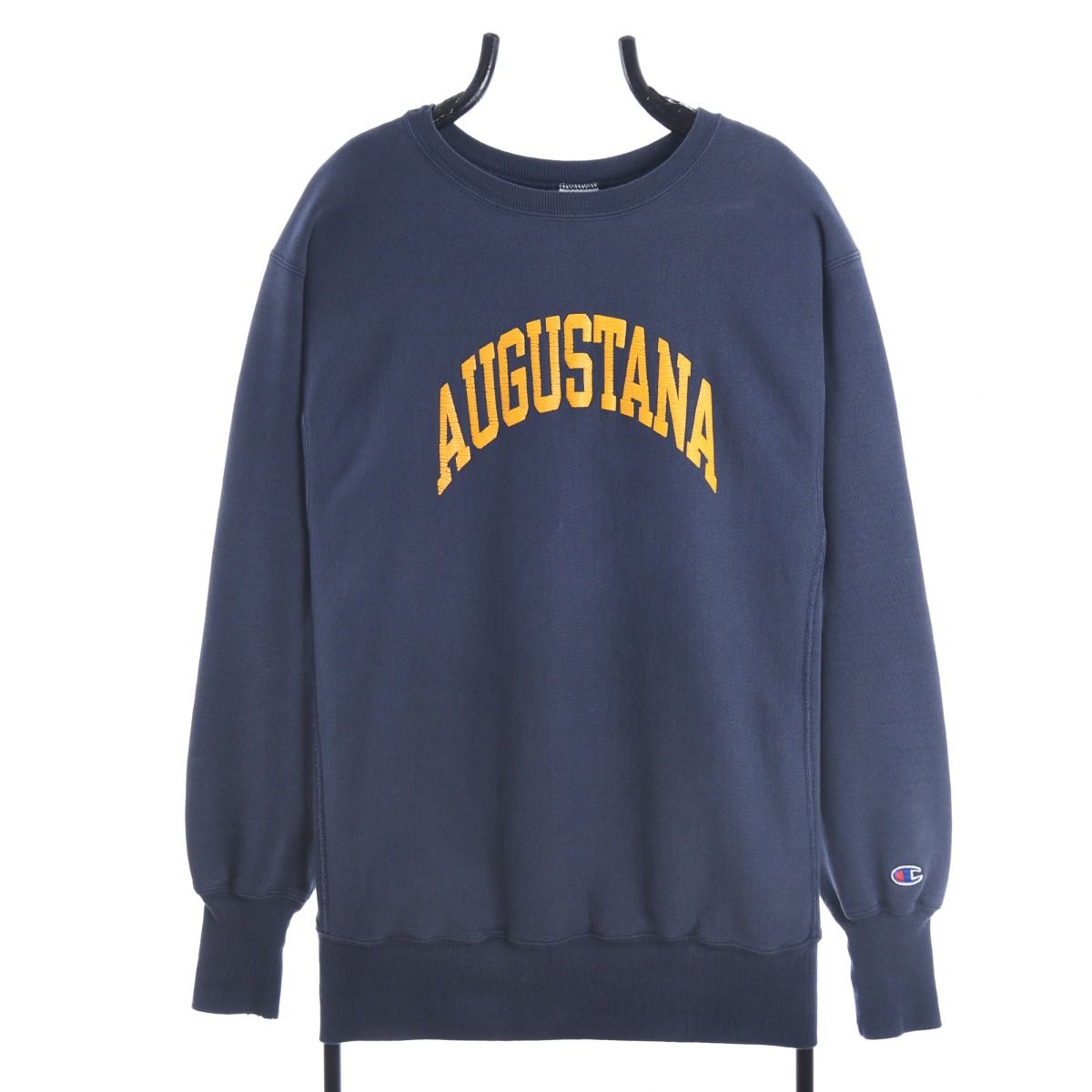 90s Champion Augustana Reverse Weave Navy Heavy Sweatshirt (XL)