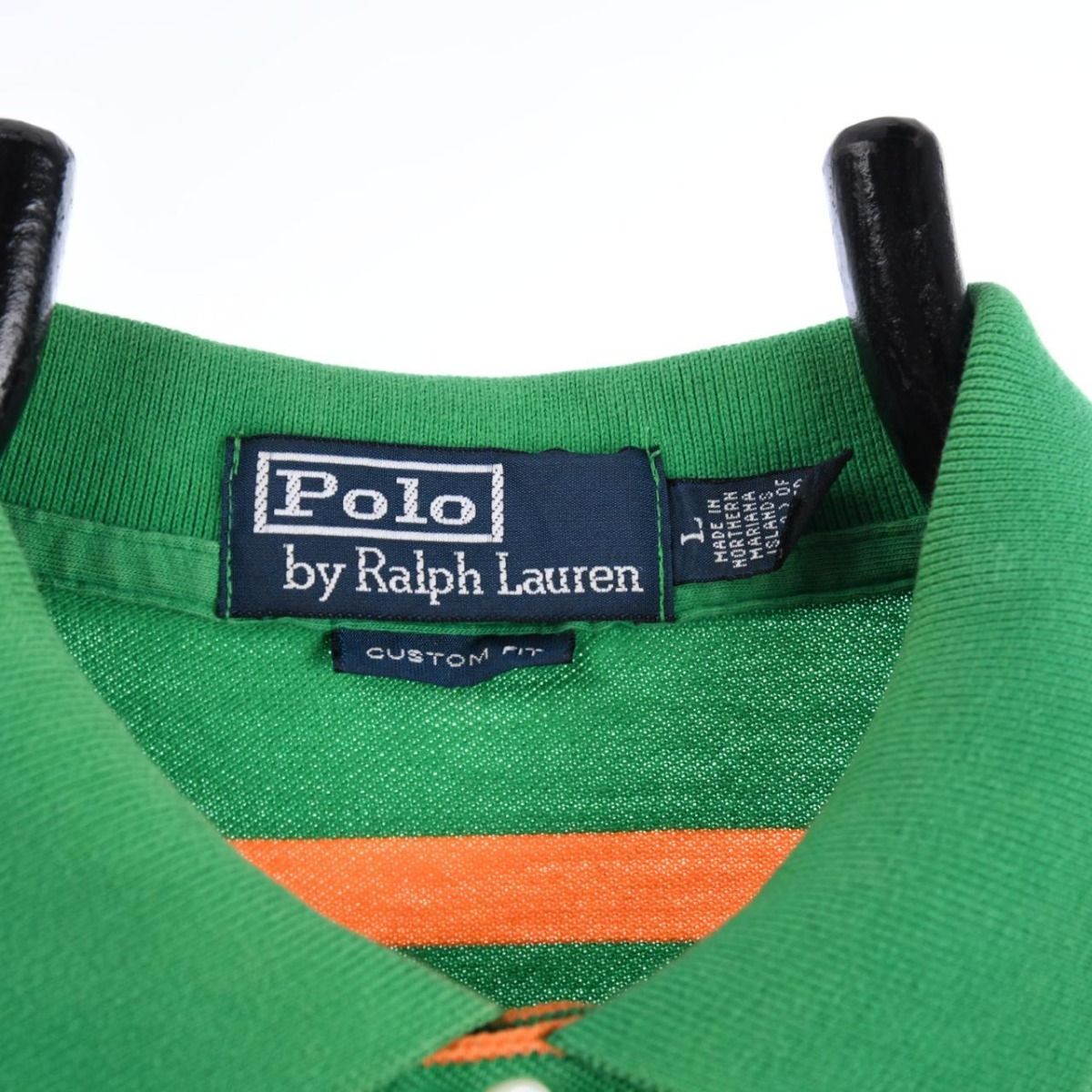 00s Polo Ralph Lauren Green Polo Top (M)