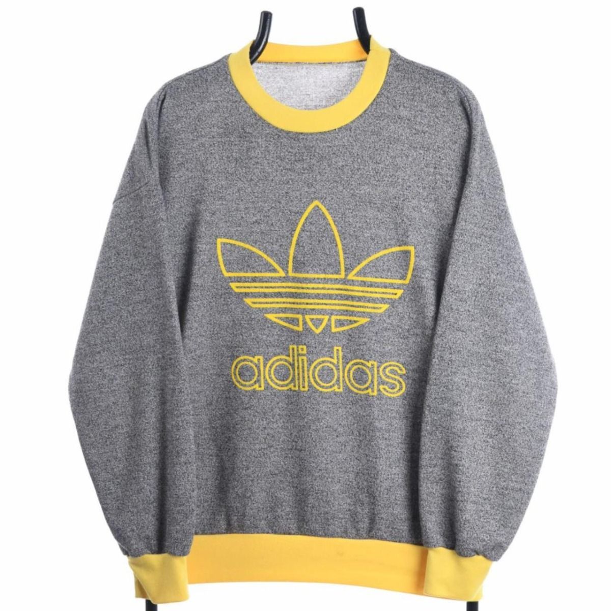 90s Adidas Grey Sweatshirt (S)