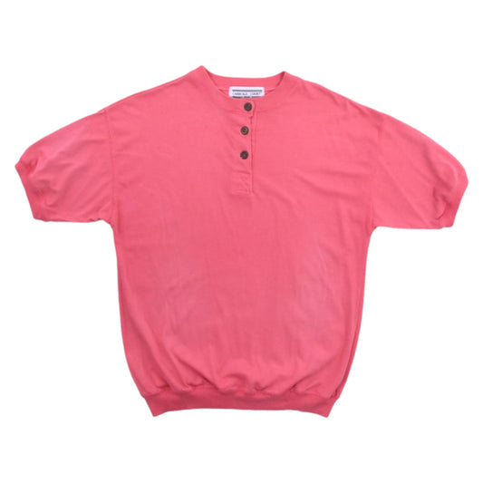 90s Pink Grandad T-Shirt (S)