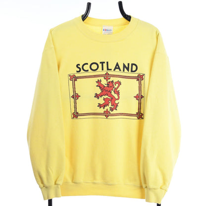 90s Hanes Scotland Yellow Sweatshirt (S)