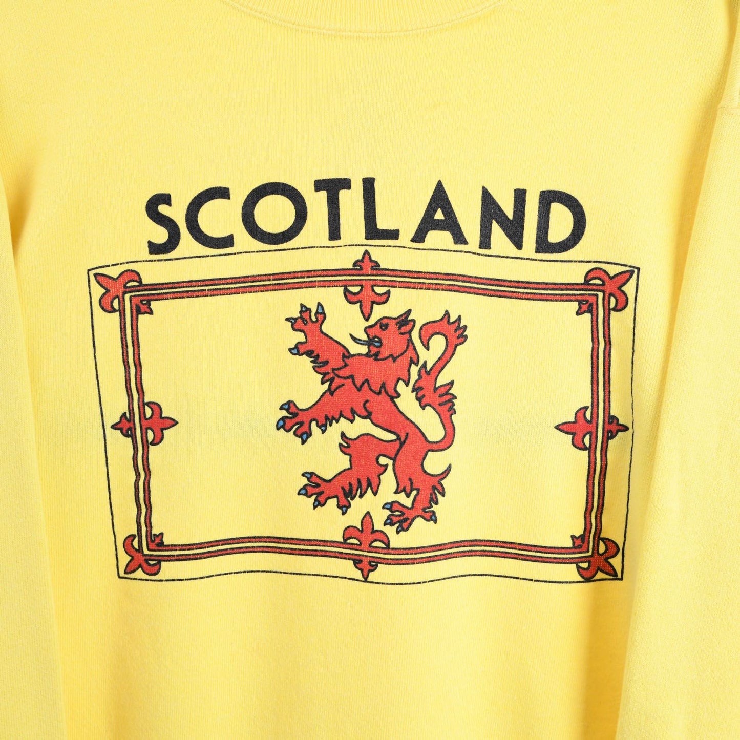 90s Hanes Scotland Yellow Sweatshirt (S)