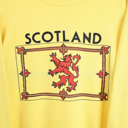 90s Hanes Scotland Yellow Sweatshirt (S)