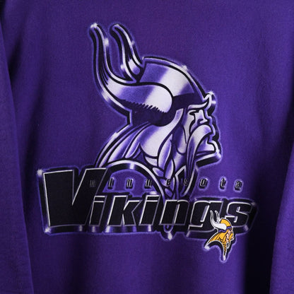 90s Pro Player Minnesota Vikings Purple Sweatshirt (M)