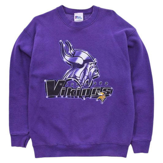 90s Pro Player Minnesota Vikings Purple Sweatshirt (M)