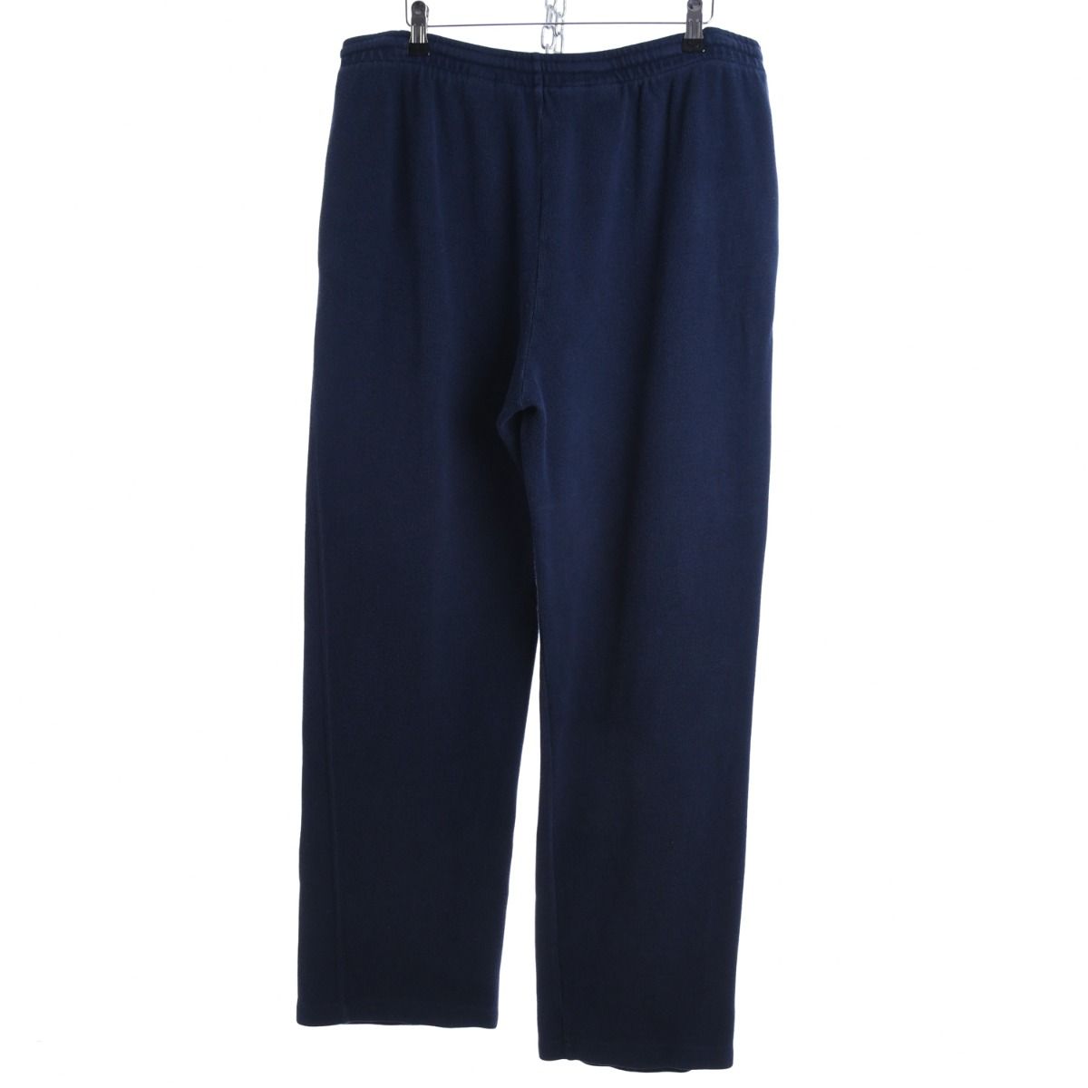 00s Polo Ralph Lauren Navy Cotton Tracksuit Bottoms (L)