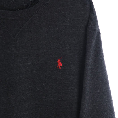 Polo Ralph Lauren Grey Embroidered Sweatshirt (XL)