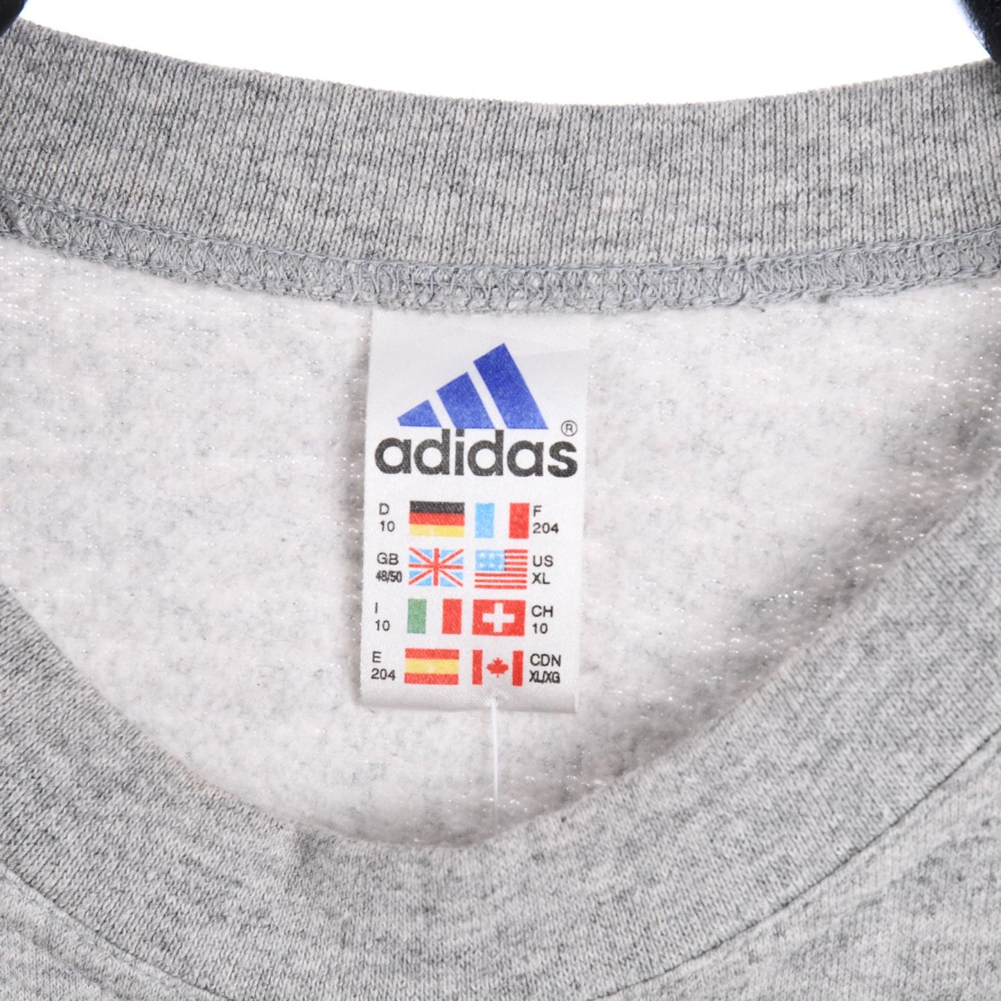 90s Adidas Grey Sweatshirt (XXL)