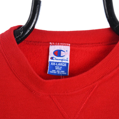 00s Champion New York University Red Sweatshirt (XL)