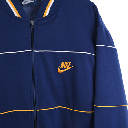 80s Nike Navy Full Zip Track Jacket (M)