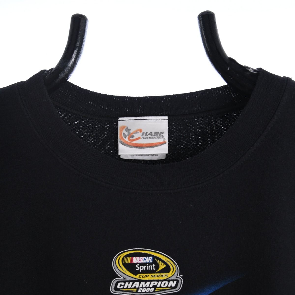 00s Chase Authentics Jimmie Johnson NASCAR Black Sweatshirt (XXL)