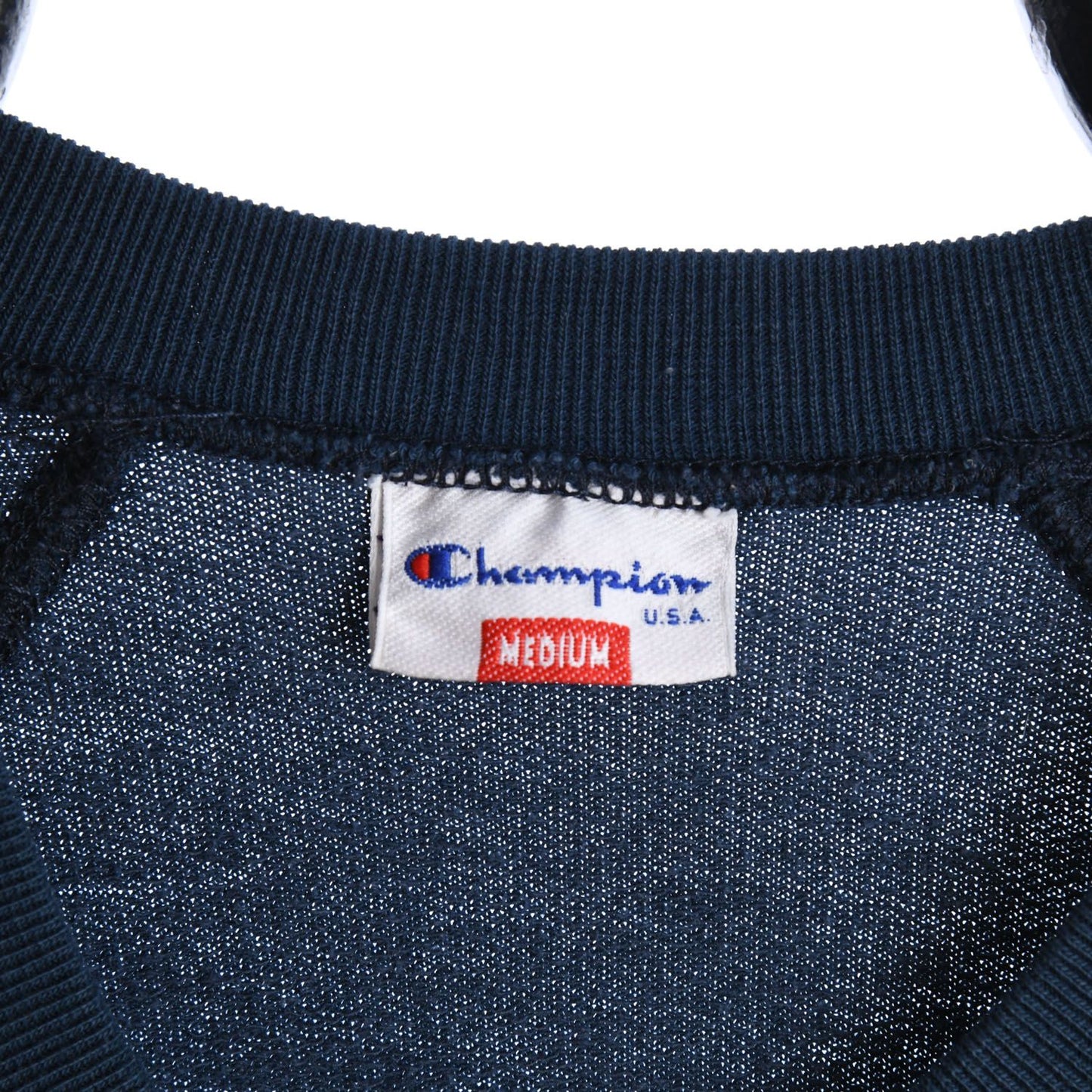 90s Champion Navy Embroidered Thin Sweatshirt (M)