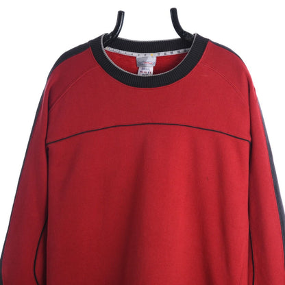 00s Reebok Red Embroidered Sweatshirt (L)