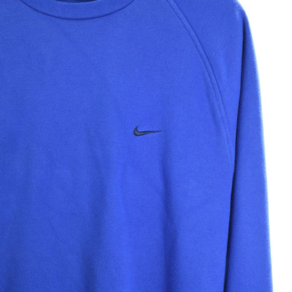 00s Nike Blue Embroidered Sweatshirt (XL)