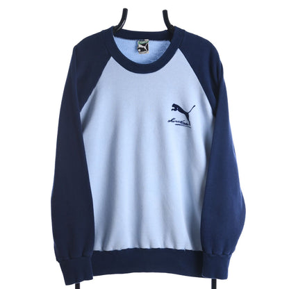 1960s Puma Maradona Blue Sweatshirt (L)