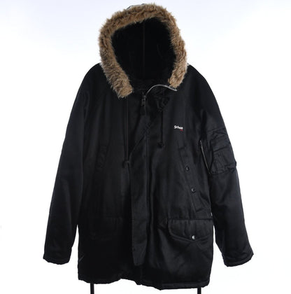 90s Schott Black Heavy Coat (XL)