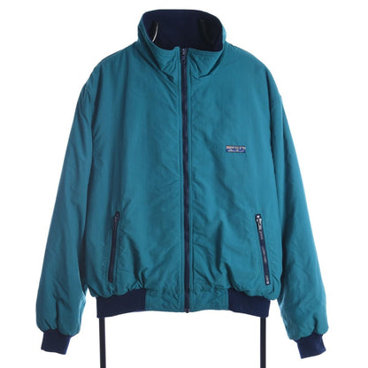 90s Eddie Bauer Green Fleece Lined Jacket (M)