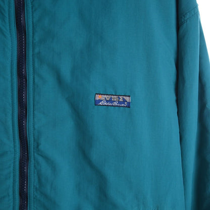 90s Eddie Bauer Green Fleece Lined Jacket (M)