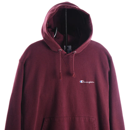 Champion Burgundy Heavy Hoodie (M)