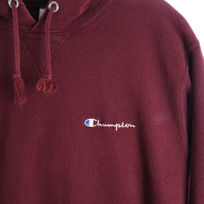 Champion Burgundy Heavy Hoodie (M)