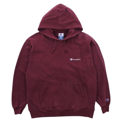 Champion Burgundy Heavy Hoodie (M)