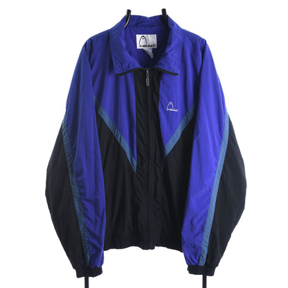 90s Head Black/Purple Shell Track Jacket (XXL)